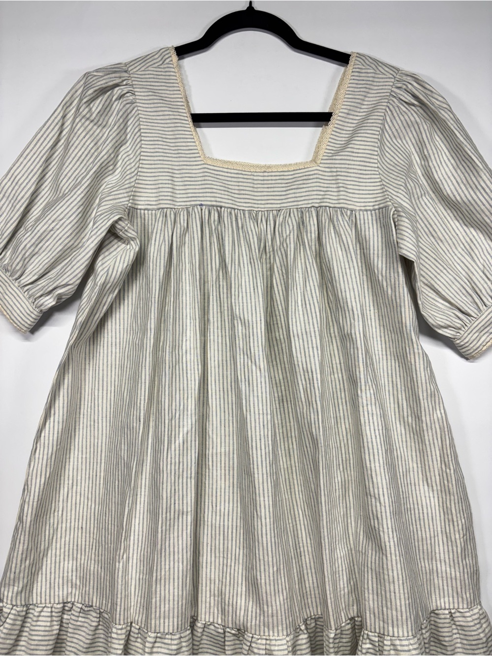 ✨Christy Dawn The Berkley Dress Blue Harvest Stripe Size M - Picture 6 of 16